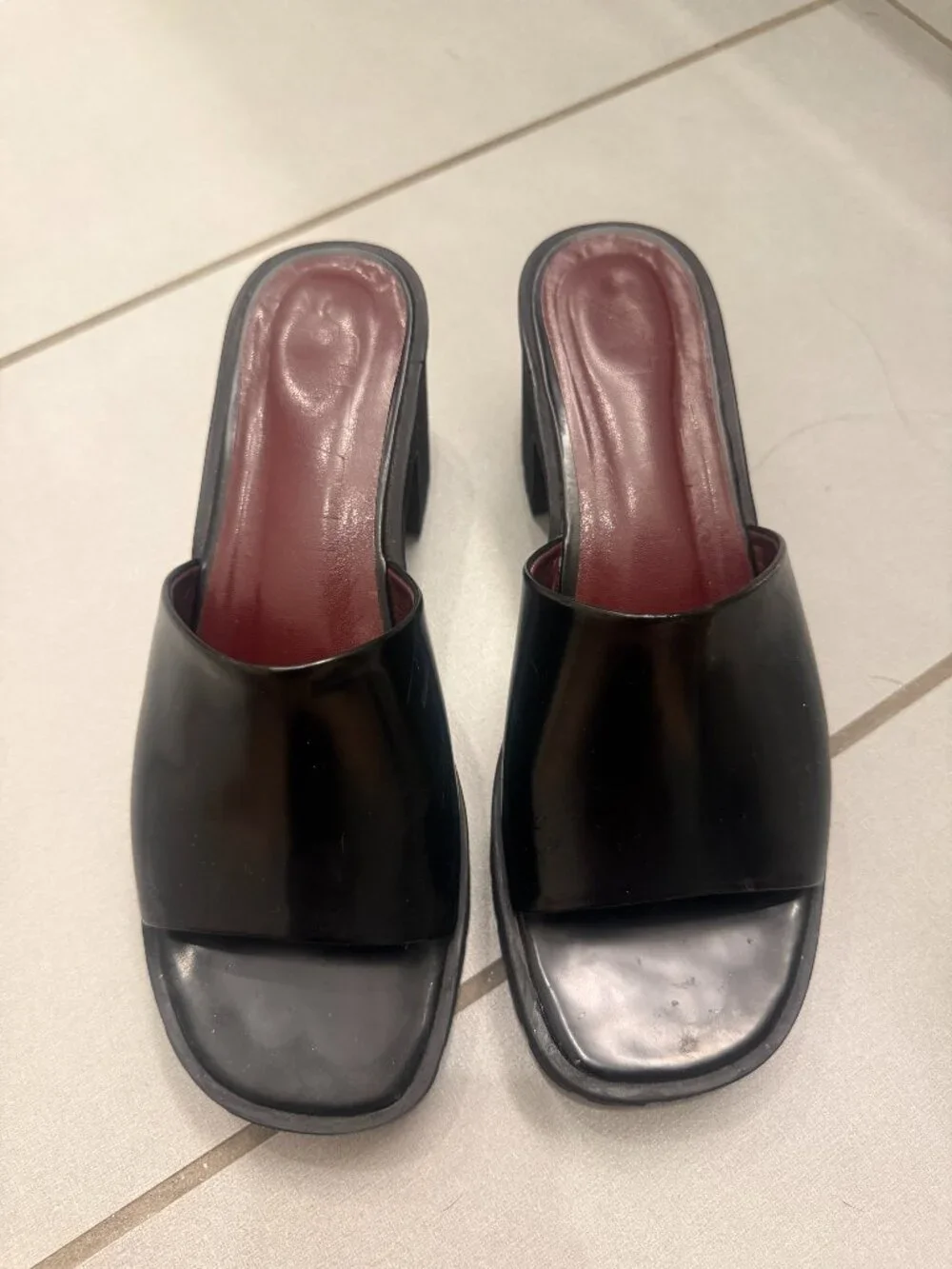 Staud Amber Platform Slides